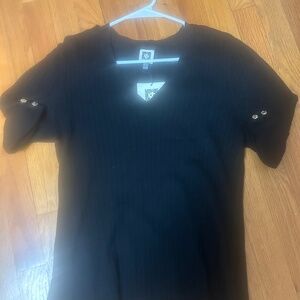 Black v neck sweater
